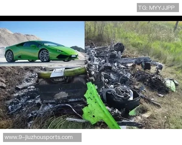 荷兰前国脚经历惊险四车连环撞击兰博基尼惨遭报废